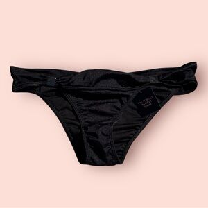 NWT Victorias’ Secret Black/Gold Bikini Bottoms